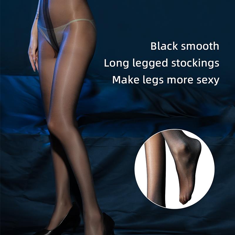 Kave 1 пара блестящих колготок 20D с усиленной ластовицей, прозрачные колготки, женские чулки, сексуальные, ультратонкие, с высокой талией, колготки 40-60kg