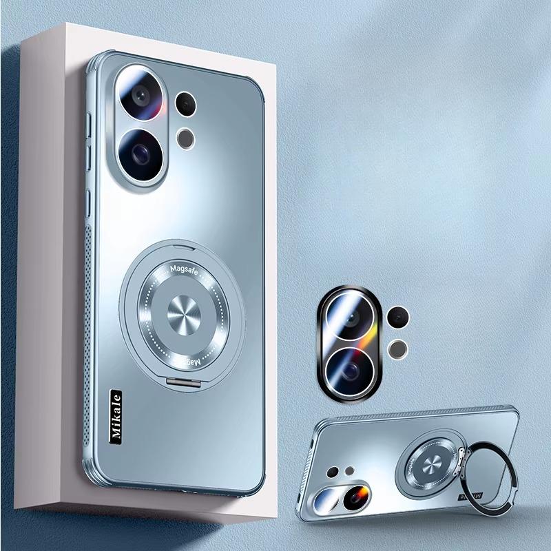 Für VIVO X200 FE Objektiv Kamera Folie Matt Hart Rückseite Hülle für VIVO S30 Pro Mini S 30 Magnetisch für Magsafe Ringhalter Ständer Abdeckung