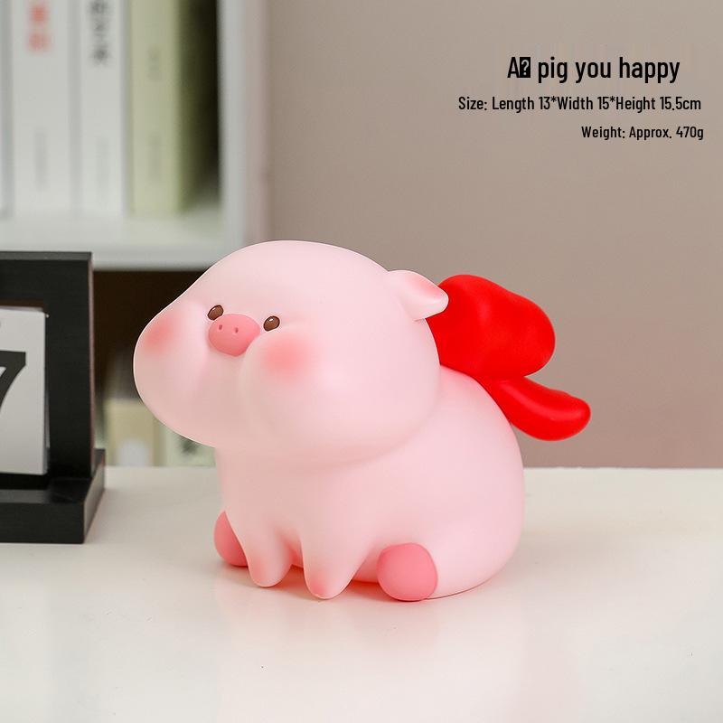 Cute Cartoon Piggy Bank - Drop-Resistant Vinyl, Ideal for Kids' Gifts: Children's Day, Valentine's, Birthdays