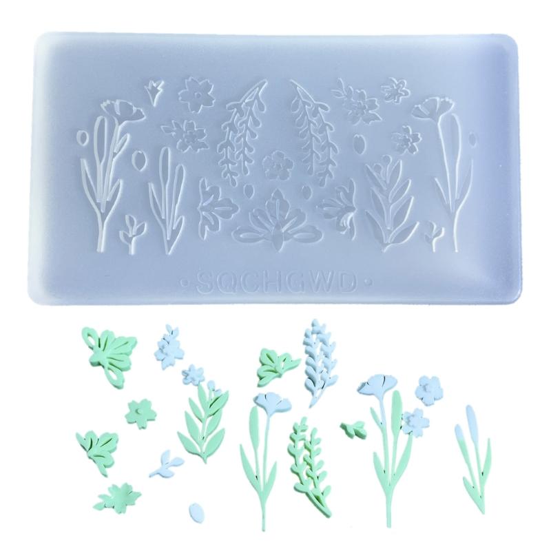 Silicone Mold Baking Tools Panda/Green Grass Flower/Drugs/Guitar/Cake Shape Fondant Casting Mould for Baking Lovers