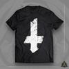 Tricou Antihrist | Cruce Inversată 666 Stil Satanist / Contracultură / Îmbrăcăminte Gothic Întunecată Mânecă Lungă