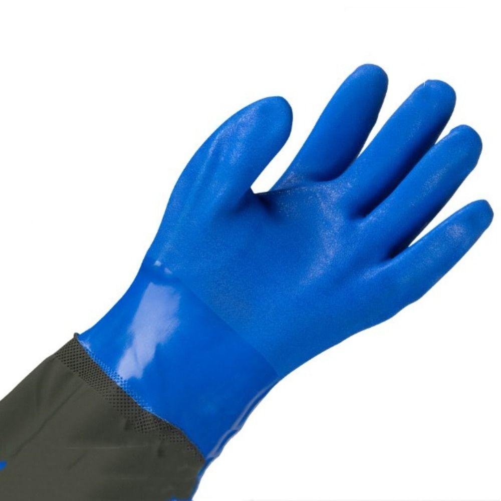 Heavy Protect skin Men Waterproof Glove Pond Gloves Rubber Gloves Long Arm