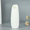 Modern Flower Vase White Pink Blue Plastic Vase Flower Pot Basket Nordic Home Living Room Decoration Ornament Flower Arrangement