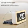 Wireless Charging Alarm Clock USB Reverse Charging LED Large Screen Rectangle Digital Alarm Clock for Bedroom