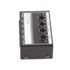 4?Channel Line Mixer Mini Metal Ultra Low Noise Hub Microphone Audio Equipment MH400US Plug 110V