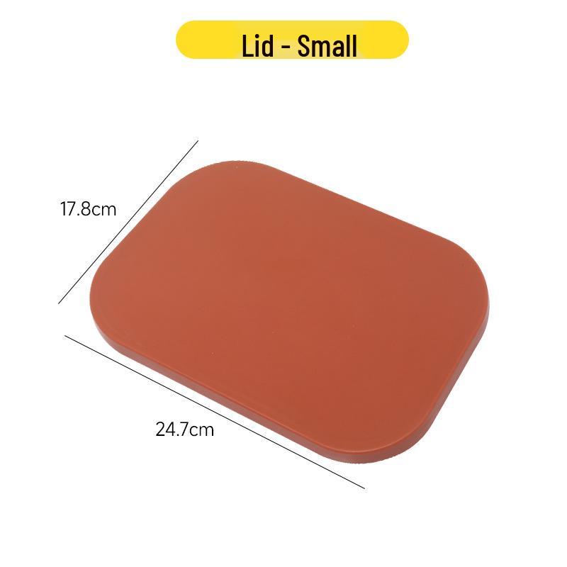 

Прямоугольный ящик для хранения с крышкой - настольный органайзер для закусок, игрушек, кухонных и гостиных мелочей.