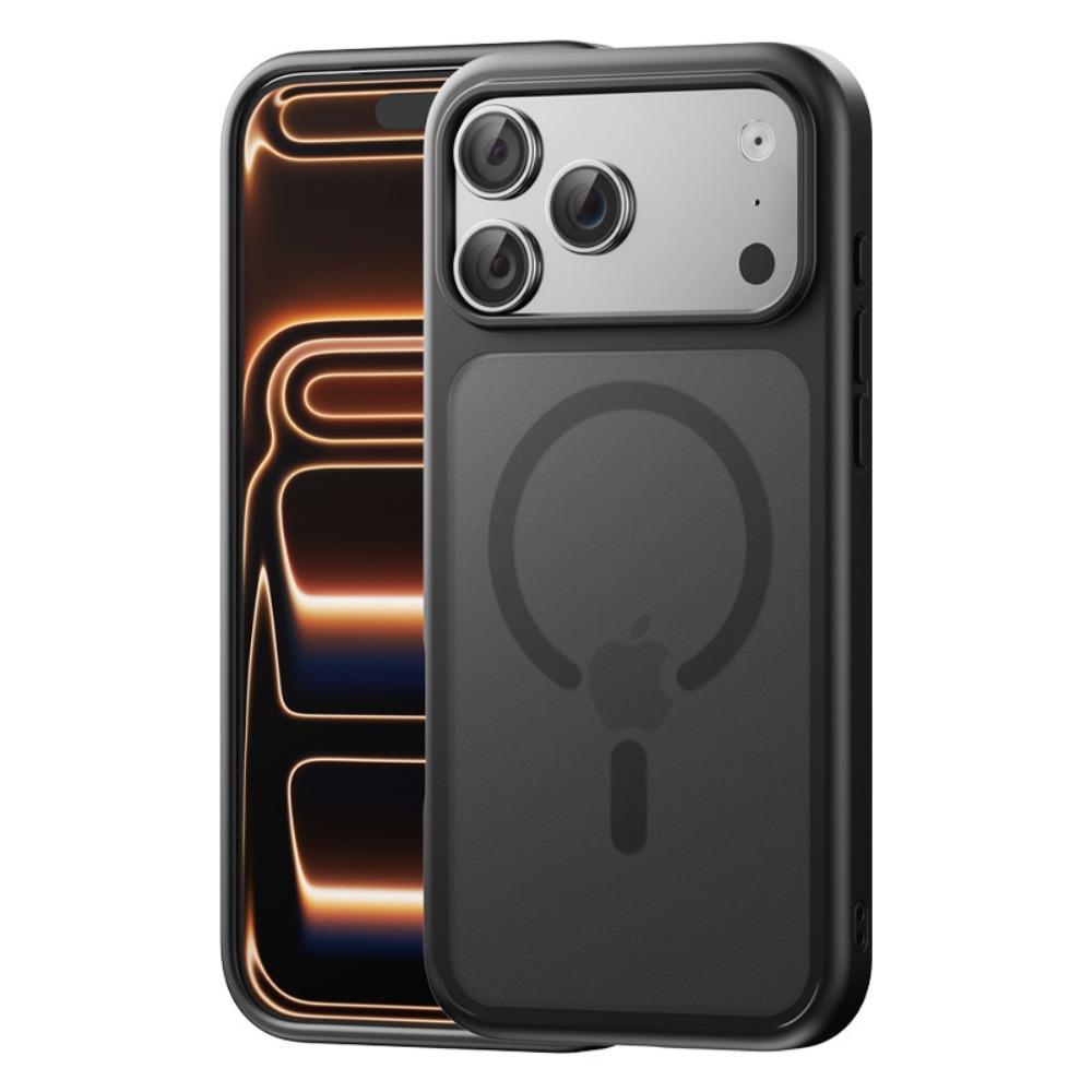 Magsafe Mat Şeffaf Telefon Kılıfı iPhone 17 Air 16 15 14 Plus 13 12 17 Pro Max için Manyetik Kablosuz Şarj Darbeye Dayanıklı Kapak