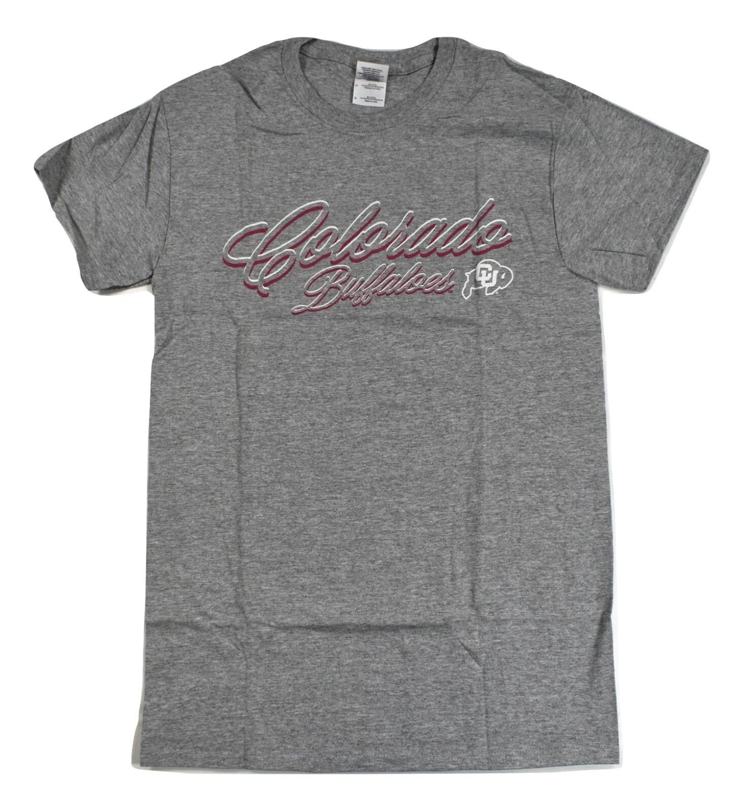 NCAA Unisex Womens Colorado Buffaloes Tee Shirt New S, M, L, XL 4XL