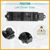 Front Left Driver Side Master Power Window Switch Fit for Mazda 3 Mazdaspeed S I 2010-2013 No.BBM266350B - Pack of 1 Black Replacement