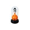 Halloween Skeleton Ornament Set with Pumpkin Candle Light for Bar
