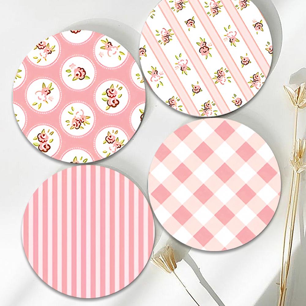 Sottobicchieri Rotondi a Fiore per Picnic di Primavera, Stoviglie e Piatti di Carta alla Frutta per Festa di Compleanno dei Bambini