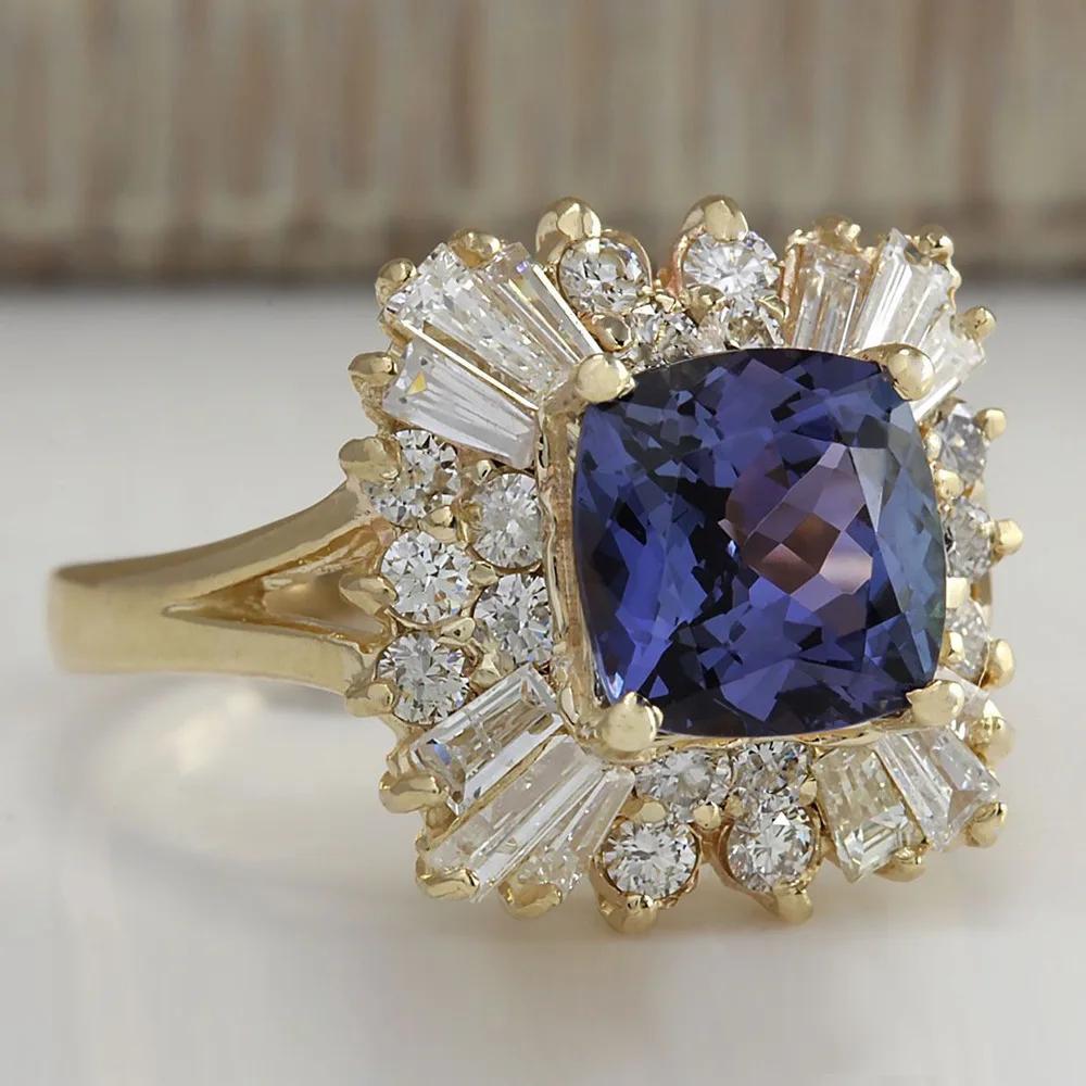 

Colorful Moselle Zircon Ring Specially Designed for Women, Interested in Bridal Party, Gorgeous Accessories, Zircon 6