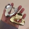 Elegant High-End Metal Hair Clip for Women - Fashionable Small Shark Clip for Hair Buns