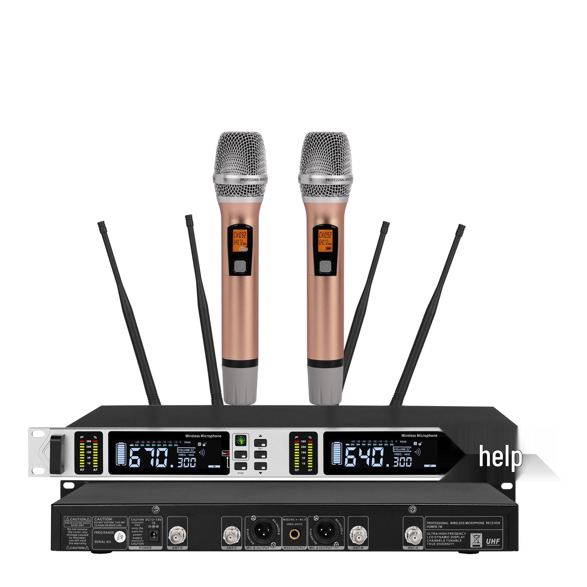 

True Splitter Wireless Dual Microphone System In Stock EU Power Supply