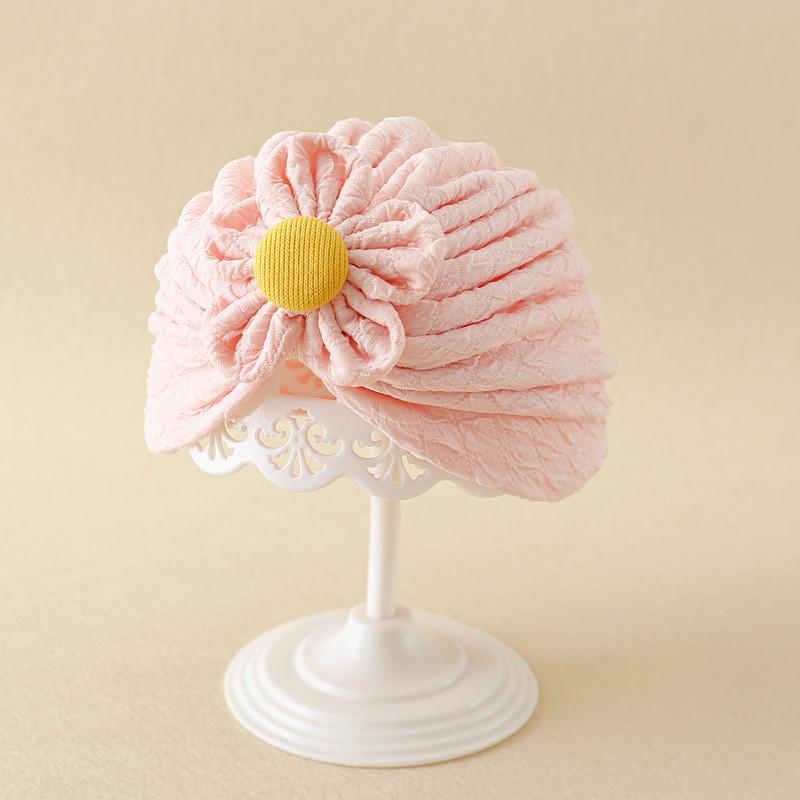 Прекрасная весенне-осенняя детская шапочка для новорожденных, младенческая индийская шапочка, летняя 0-3 месяца, милая хлопковая шапочка для девочек Lotus