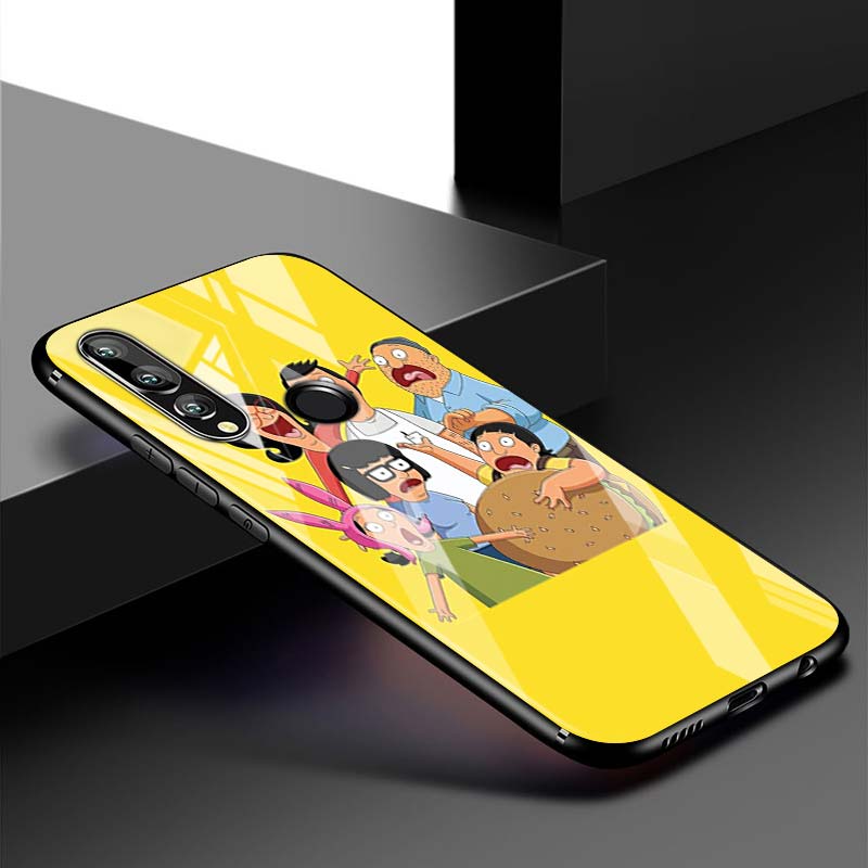 Gehärtetes Glas Neue Shell Luxusabdeckung Köstlicher Hamburger für Honor 30 20 10 9X 8X Pro Plus Lite Telefonhülle