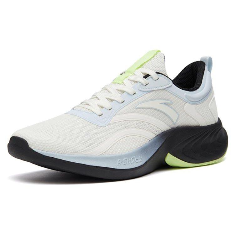 Anta Stinger SE Fashion Cushioning Slip Resistant Low Top Casual Running Shoes Men's White Blue 912315585-1