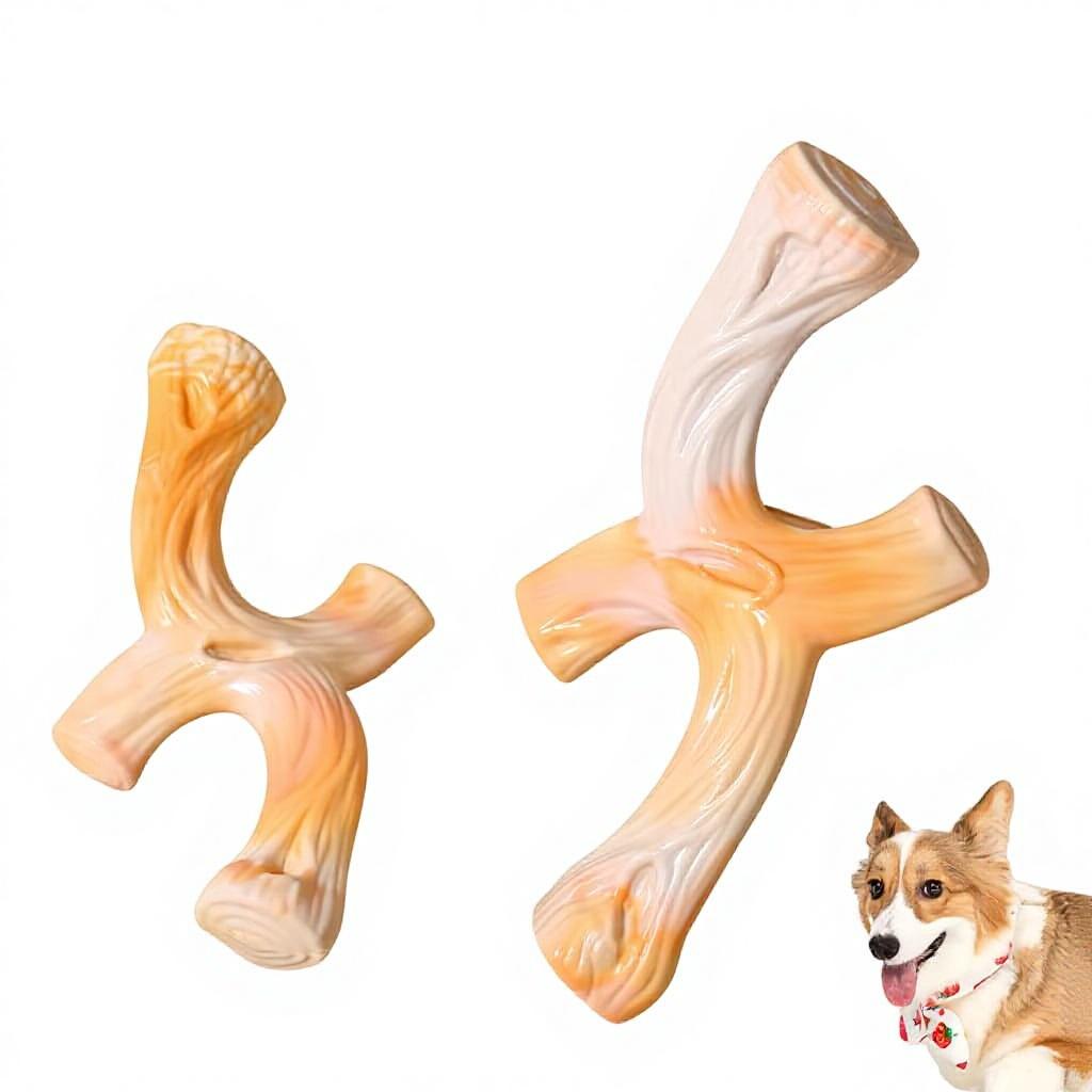 Factory-Direct Eco-Friendly Unbreakable Nylon Rubber Dog Chew Toy Molar Stick Designed for Medium to Large Dogs Powerful Chewers