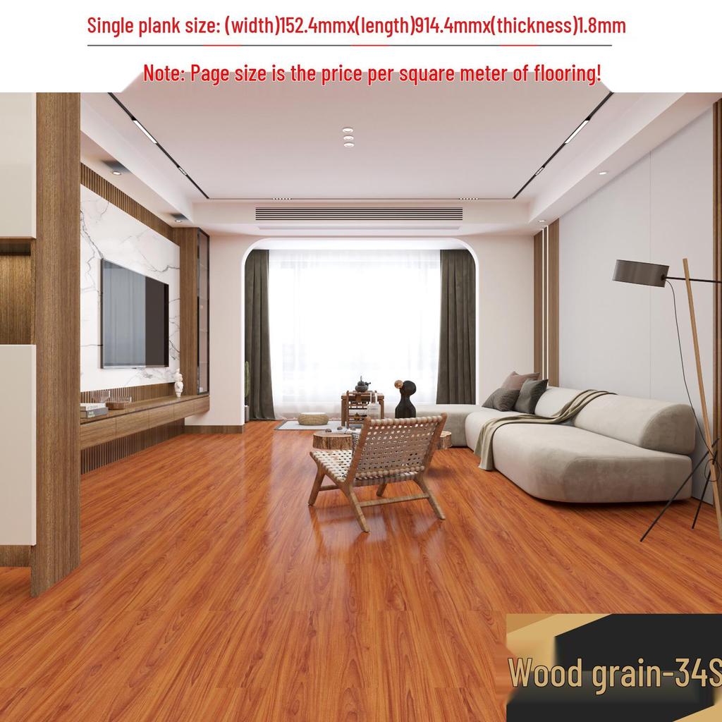 מדבקת רצפת אבן ויניל עמידה למים עם הדבקה עצמית: כיסוי PVC עבה ועמיד בפני שחיקה לחדרי שינה