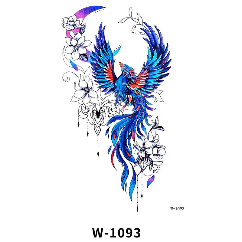 Tattoo Sticker Half Arm Waterproof Long-Lasting Disposable Tattoo Male And Female Flower Arm Tattoo Sticker
