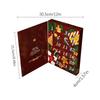 Christmas Advent Filling Box 24-Day Fillable Reusable Kids Christmas Countdown Calendar for Birthdays Valentine's Day Children