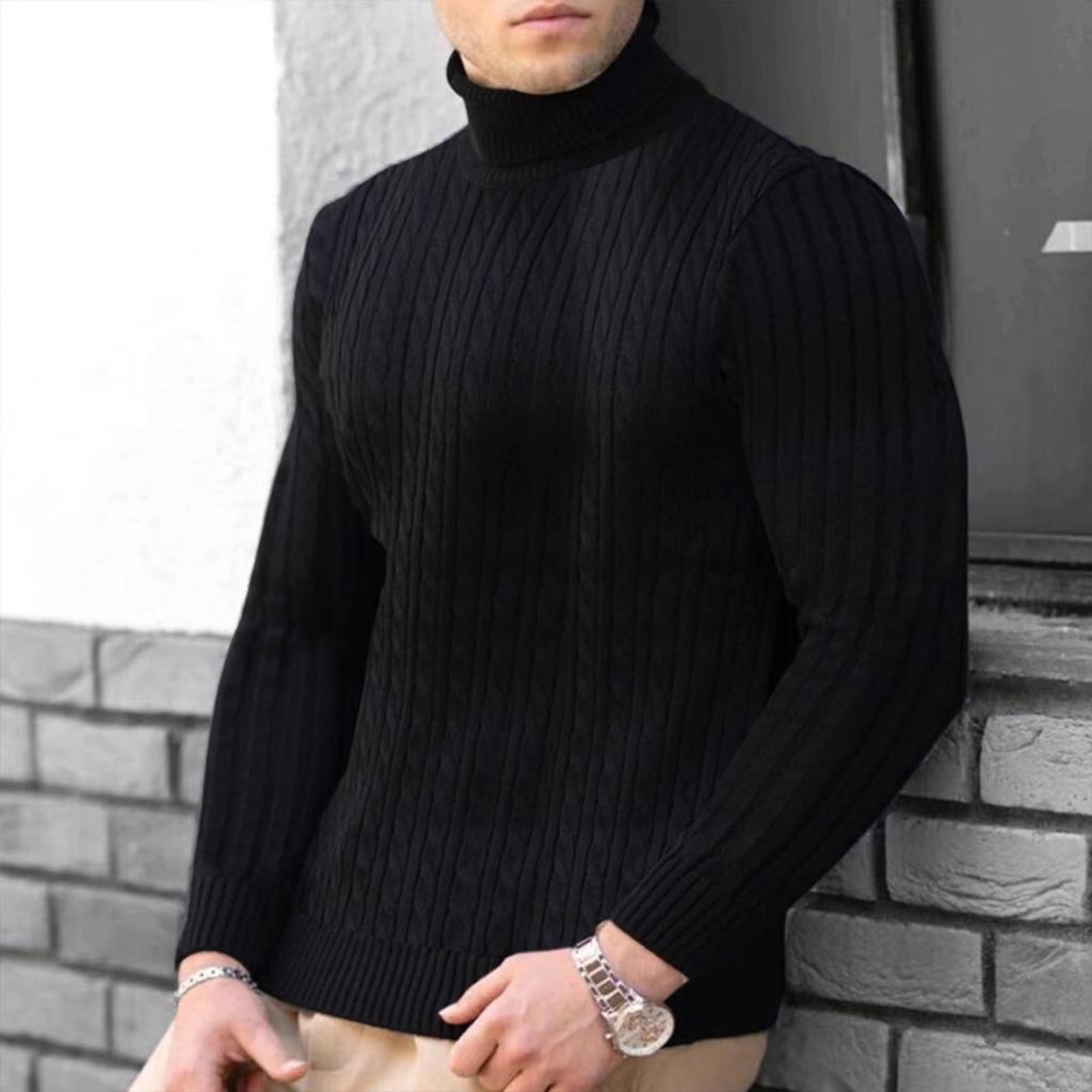 Men's Color Turtleneck Sweater