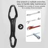 Wrench Adjustable Multifunctional Wrench 8-24mm Manual Repair Tool Bicycles Motorcycle Car Repair Tool Wrench