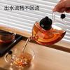 Home New Explosion-proof Boiling Teapot Set Glass Tea Set Heat-resistant Teacup