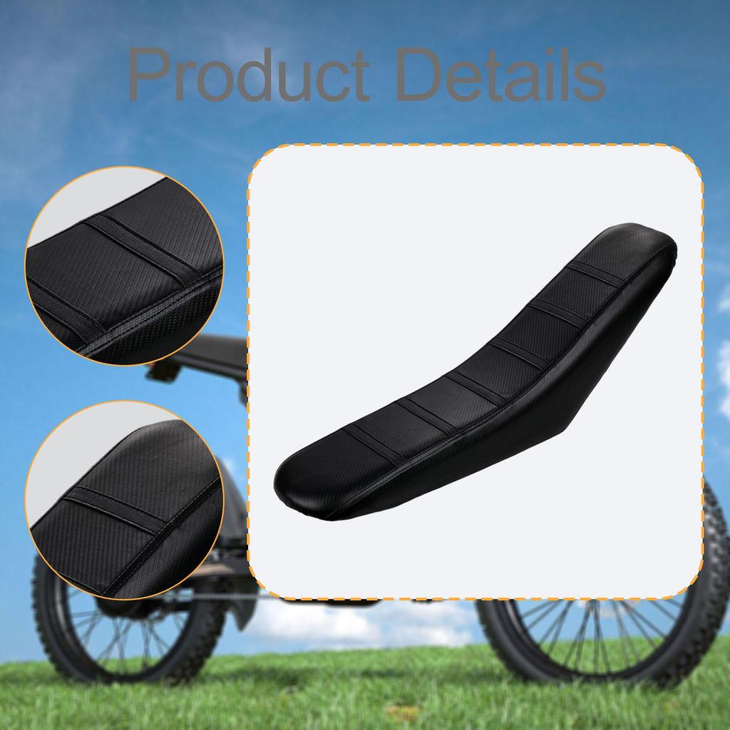 Premium Motorcycle Seat Cover Waterproof PVC Leather Cushioned Direct Replace Dustproof for GT73 Accessories