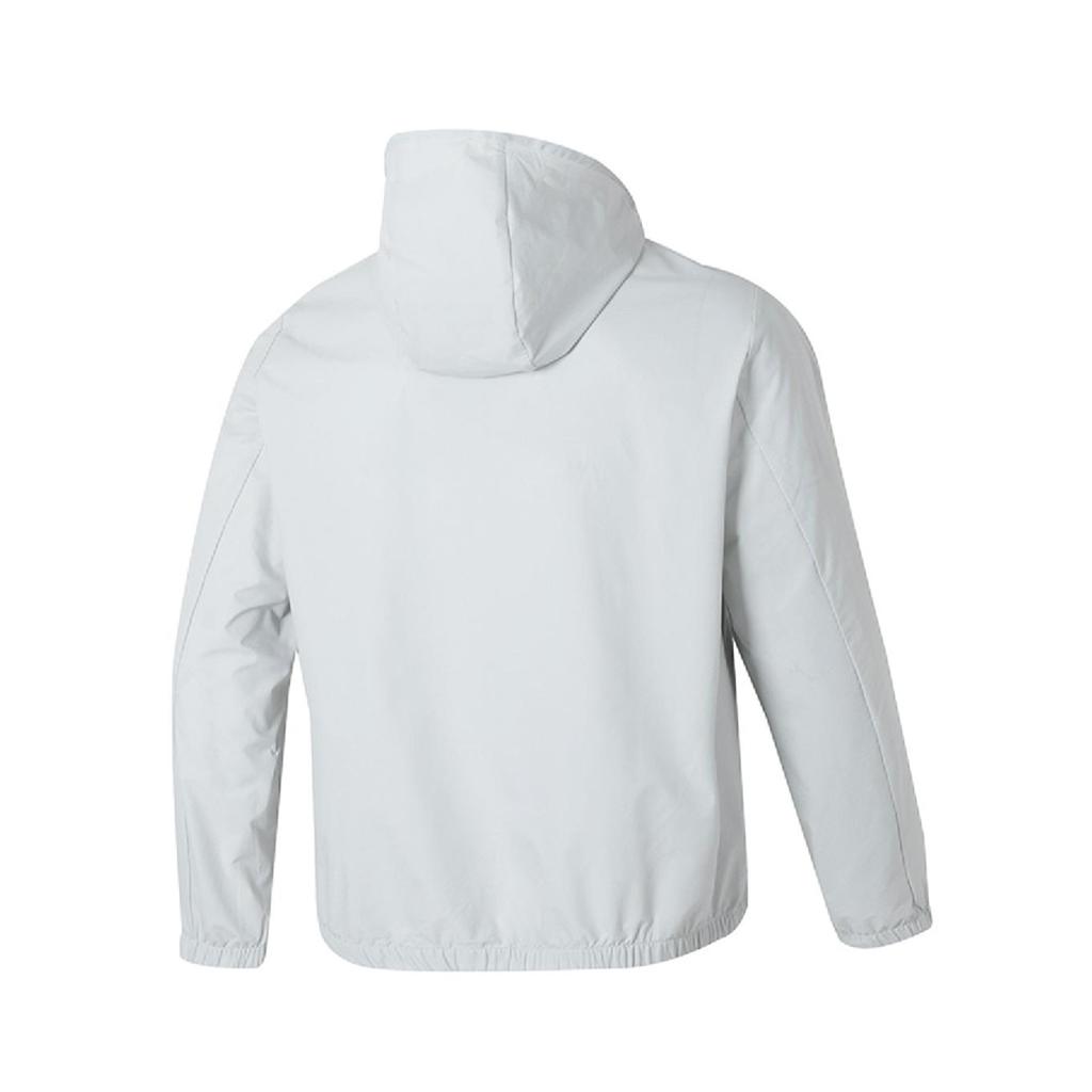 Under Armour Windbreaker Zip-Up Hoodie Solid Color Small Logo Long Sleeve Jacket Unisex Jackets Gray 24500401-009