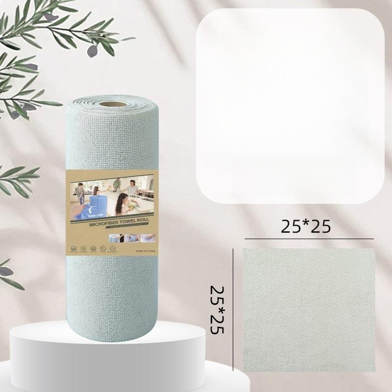 20pcs Cleaning Cloth Roll,Tear Away Reusable Paper Towels Pink, Commercial Shop Rags, Microfiber Towels for Cars, Lint Free Cleaning Rags for Kitchen