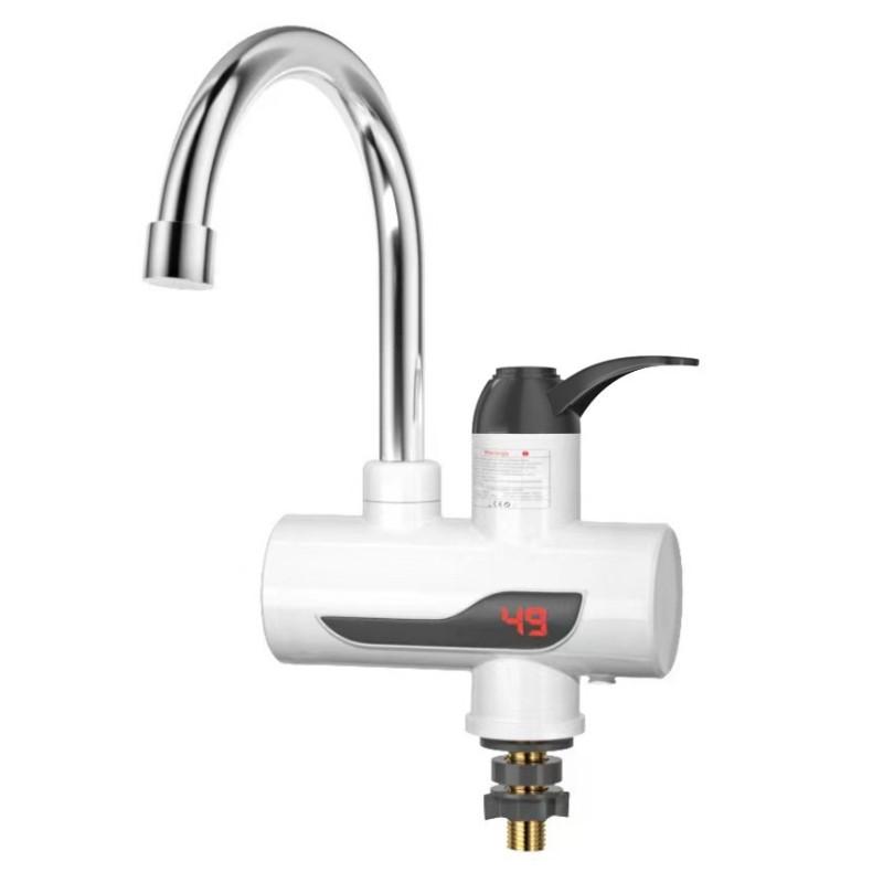 Digital Display Hot & Cold Dual-use Faucet Electric Heating Water Faucet & Shower Home Intelligent Instant Hot Water Faucet