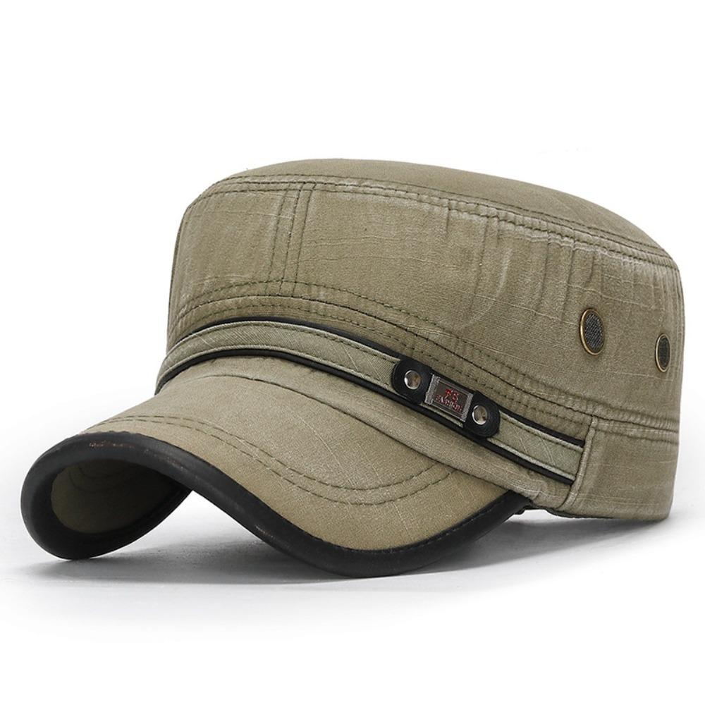 Casual Breathable Adjustable Cadet Hat Peaked Cap Sun Cap Baseball Cap