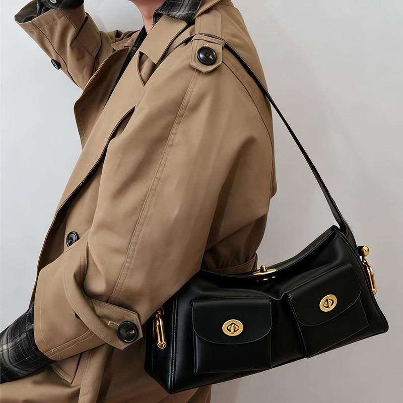 SHELKSBAG 2026 Neue Retro-Stil Designer-Achseltasche Damen Vielseitig Mehrere Taschen Modische und Schlichte Umhängetaschen