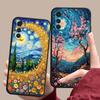 Creative Landscape Patterns For Motorola G85 Edge 50 G24 G35 G14 G04 40 G72 G34 G G54 G13 G32 5G Black Phone Case
