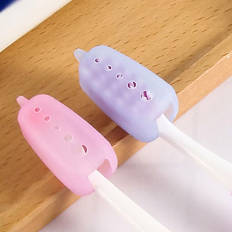 10 Pieces Colorful Silicone Toothbrush Protectors Covers Caps Compacts Travel Accessories With Dustproof Closure