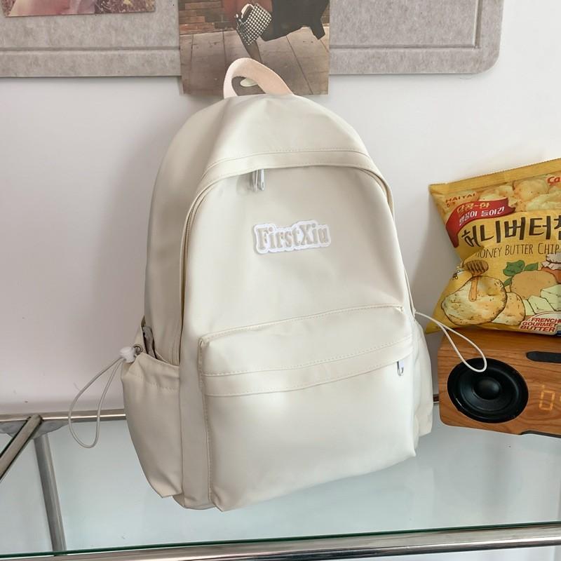 Pattern Youth Letter Fashion Backpack With Laptop Pocket For Commuting Daily