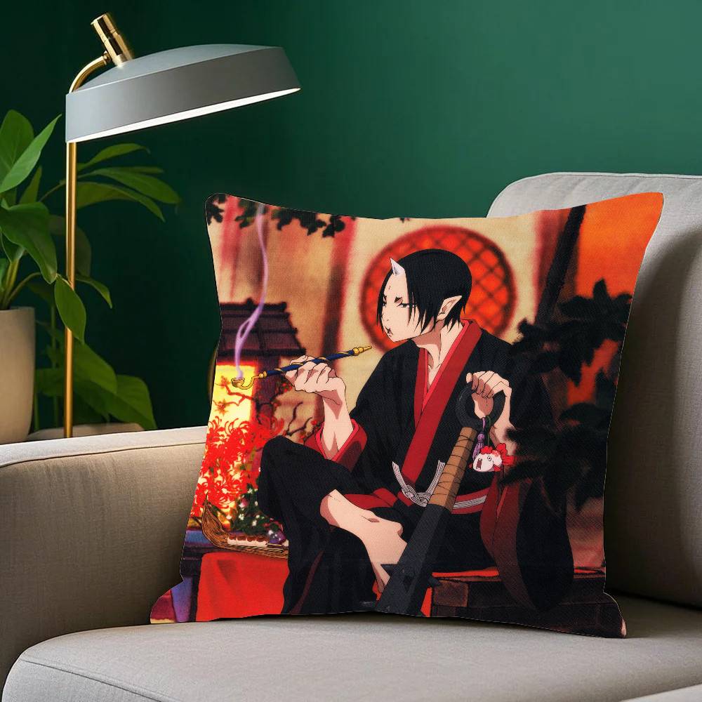 Hozuki's C-Coolheadedness Anime Pillow Case Home Decor Throw For Sofa Bed Car Room Decor Gift Idea