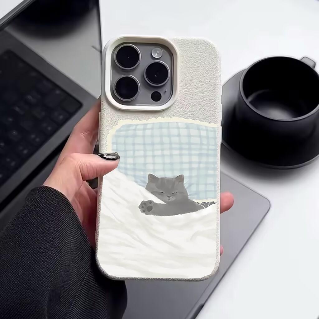 Cute Dog Cat Couple Case For Xiaomi MI 15T 14T Pro 15 Ultra 13T POCO X7 X6 X5 F5 F6 M7 M6 Pro F7 Ultra X3 X4 GT NFC Animal Cover