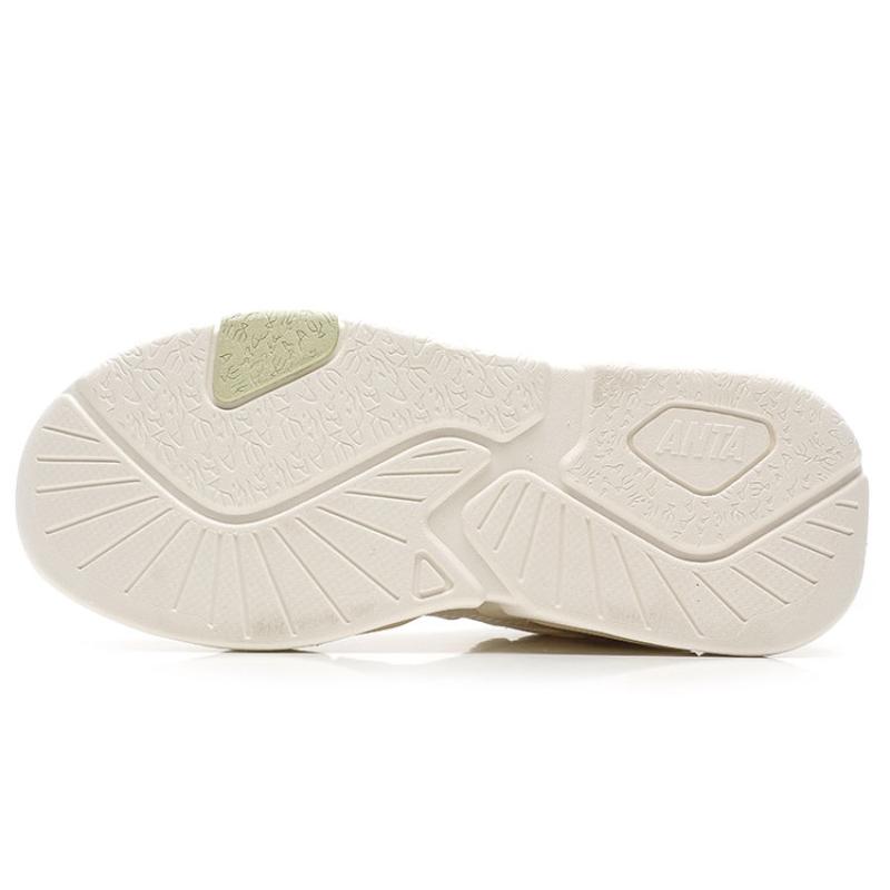 Anta G6 Low-Top Sports Casual Shoes Women's White Gray Green Sneakers 122238083-3