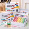 36 Farben Acryl-Gel-Stifte Set für Schwarzes Papier Stein Glas Stoff Ungiftig Lebendige Farbstifte Künstlerbedarf Zeichenwerkzeuge