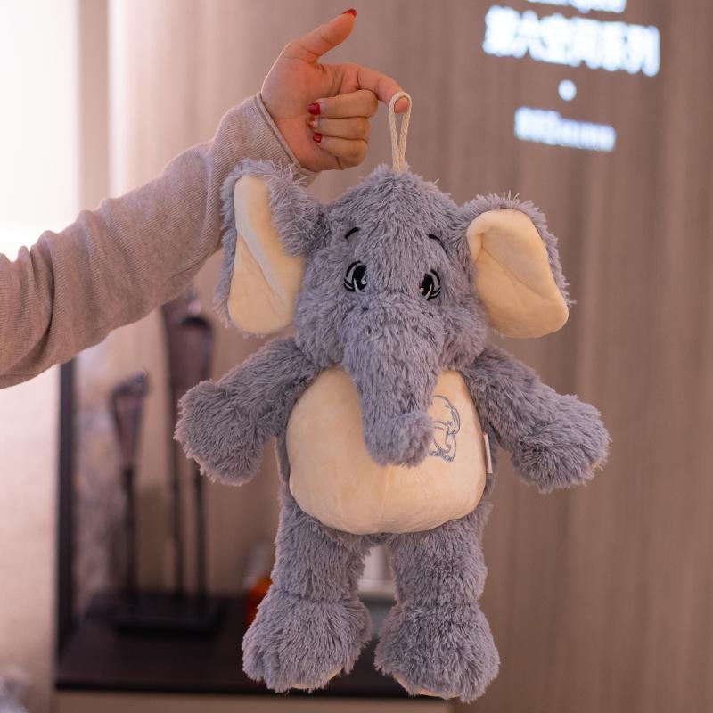 38-98cm Giant Plush Elephant Stuffed Animal Soft Cuddle Pillow Cute Big Ears Toy Gift for Friends and Lovers