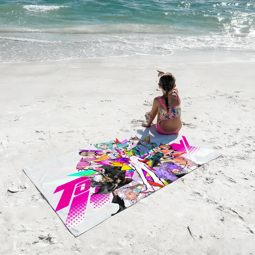 TV Anime To Be H-Hero X Towel Soft Lightweight Anti-Sand Large Beach Towel Quick-Drying Bath Sports Family