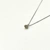 Schmuck K18WG D0.20ct 1P Diamant K18 Diamant-Halskette K18WG Silber