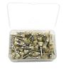 100pcs Dental Prophy Brushes Polishing Polisher Rubber Cup Disposable Latch Type Colorful Buff Nylon Bristles Brush