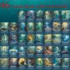 GZSYXHJYXGS Sea of ??Wisdom Oracle Cards, Mystical Creatures Undersea Oracle Cards, Underwater and Nautical Themed Oracle Deck, Oracle Cards for Begin