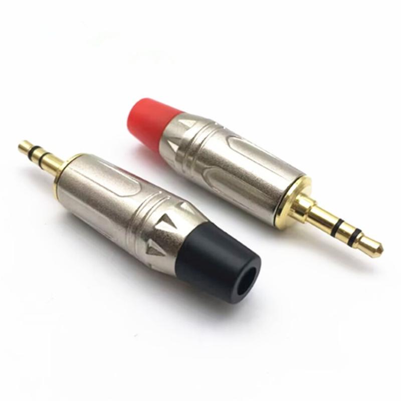 1 ks DIY Konektor pro zapojení High-End Pozlacený 3,5mm Jack pro sluchátka Třívodičový Stereo Dvoukanálový Audio Konektor pro Počítač