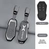 Zinc Alloy Leather Car Remote Key Cover For Xpeng X9 G6 Suede G9 P7I P5 Protector Keychain Shell Auto Car Accessories