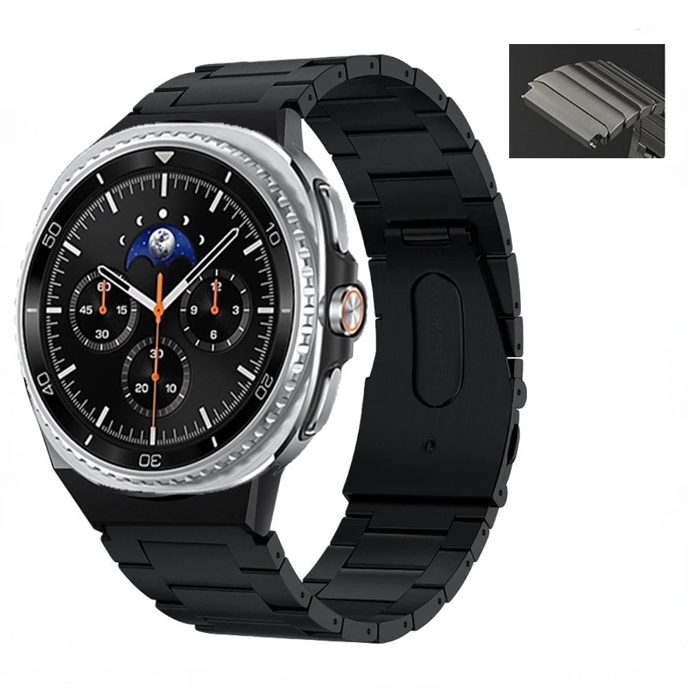 Kovový titanový řemínek pro Samsung Galaxy Watch Ultra 2025 Lehký nerezový náramek Galaxy Watch 8-8 Classic 40mm 44mm 46mm