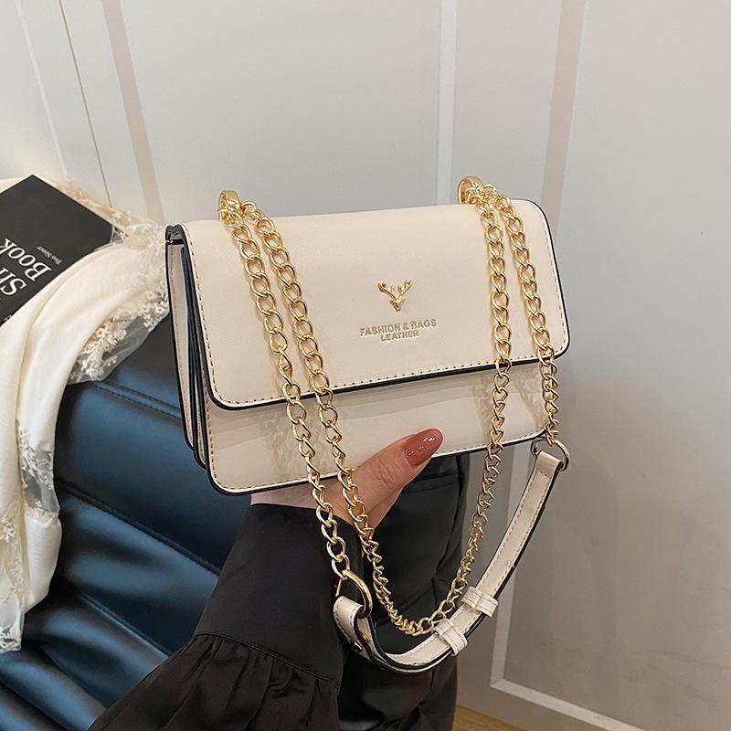 

2025 Роскошная женская сумка кроссбоди: Сумка через плечо с цепочкой и головой оленя